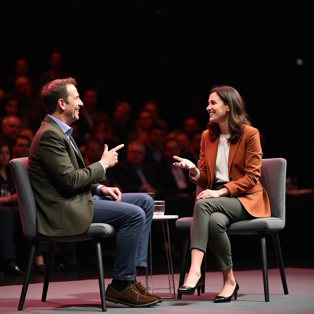 Painel de discussão sobre liderança e gestão