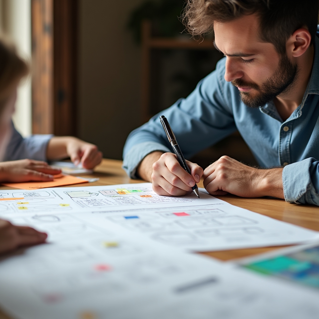 Participantes em atividade prática de workshop de gestão